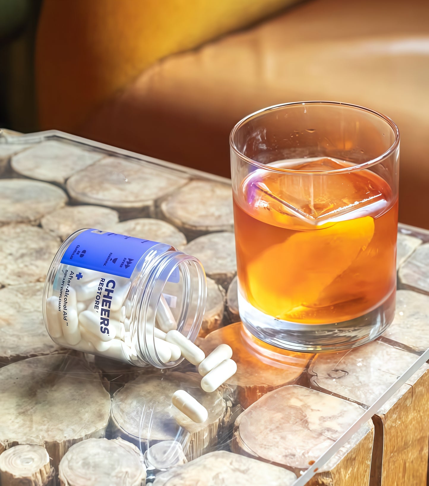 Cheers Restore | Supplement with DHM + L-Cysteine | Feel Better After Drinking & Support Your Liver | 12 Doses | Dihydromyricetin, Cysteine, Prickly Pear, B-Vitamins, Ginger